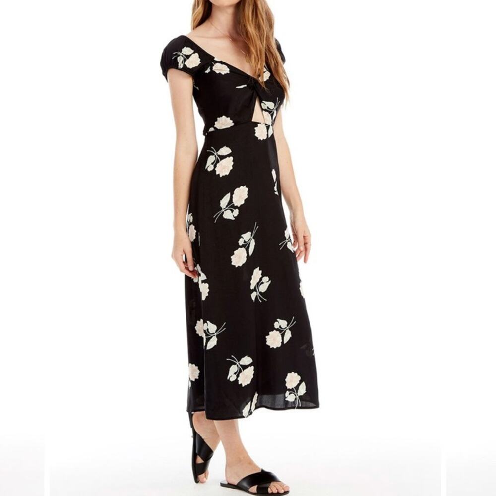 NWT‎ saltwater luxe Aspen Midi Dress night blooms